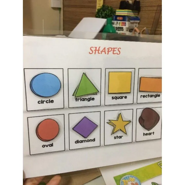 Matching Game Busy Book for Kids SHAPES | Lazada PH