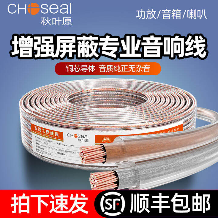 Akihabara Shielded Speaker Cable Special Cable HiFi Pure Copper Passive