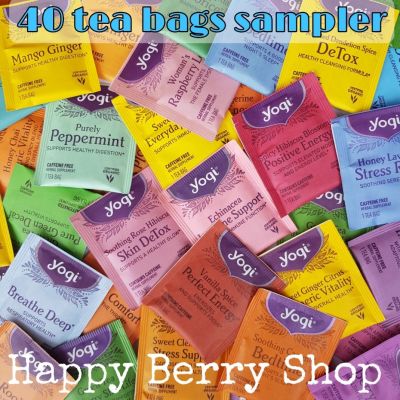 ชา YOGI ORGANIC Herbal Tea Bags Sampler Set Assortment Variety Pack🍃20 and 40 Flavors Pack⭐1 แพ็คมี 20/40 ซองคละรสคละแบบ สุดยอดชาออแกนิคเพื่อสุขภาพ ชาสมุนไพร จากอเมริกา🇺🇸