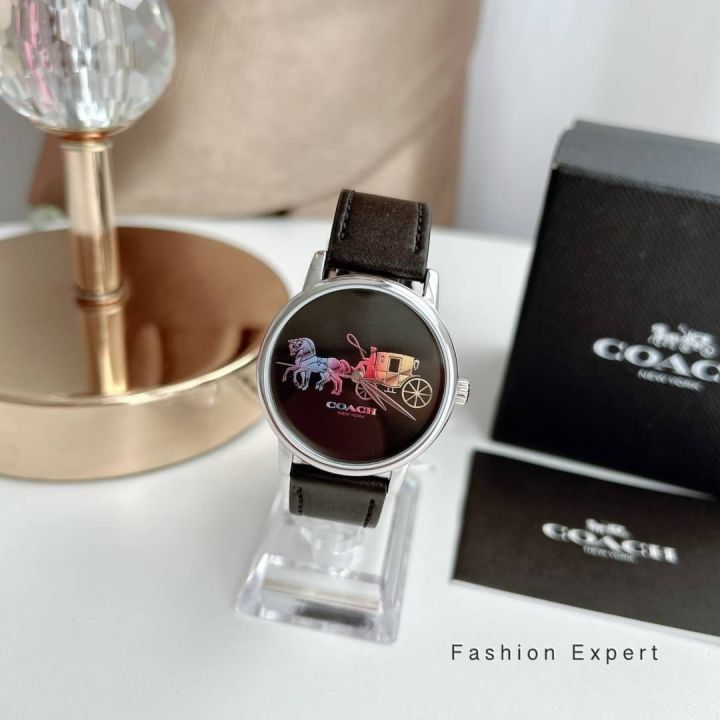 ของแท้100-นาฬิกาข้อมือ-coach-grand-womens-watch-14503875