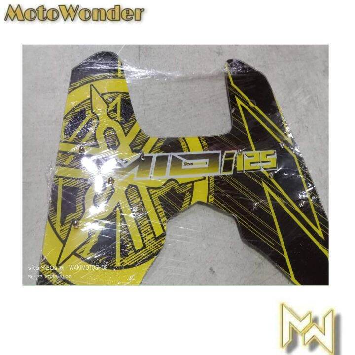 Footboard Matting Mio i 125 M3 Scooter Yellow Black Color New Stylish Design Lazada PH