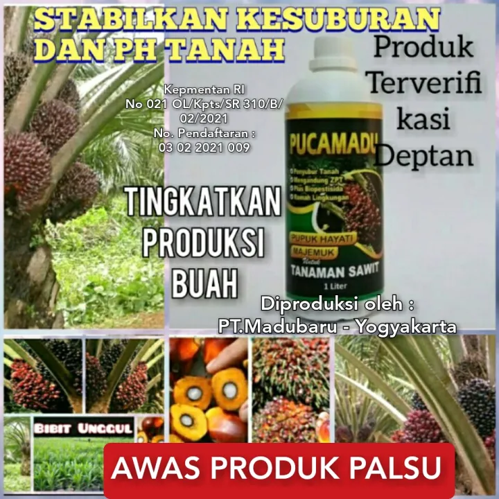 Jenis Pupuk Kelapa Sawit - Pupuk Kelapa Sawit Booster 1liter Terbaik ...