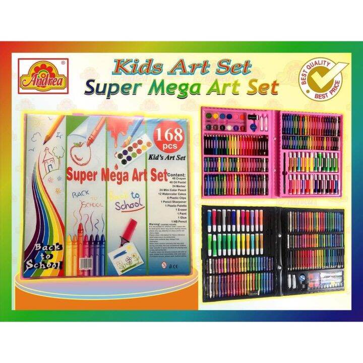 Kids Super Mega Art Set (in 2 different colors) | Lazada PH