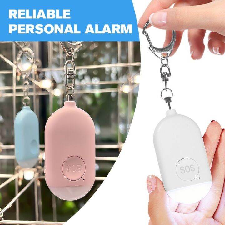 Kids Elderly Women Emergency SOS Personal Alarm Self Defense Keychain ...