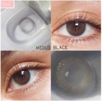 ?GLITZLENS MIDUS BLACK คอนแทคเลนส์รายเดือน เหมาะสำหรับคนตาแห้งง่าย ใส่ไปเรียน ไปทำงานได้ทึกวัน