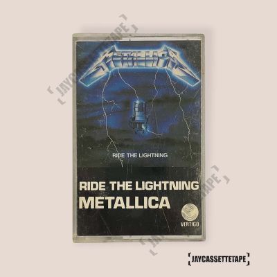 Metallica อัลบั้ม Ride The Lightning (Original) เทปเพลง เทปคาสเซ็ต เทปคาสเซ็ท Cassette Tape เทปเพลงสากล