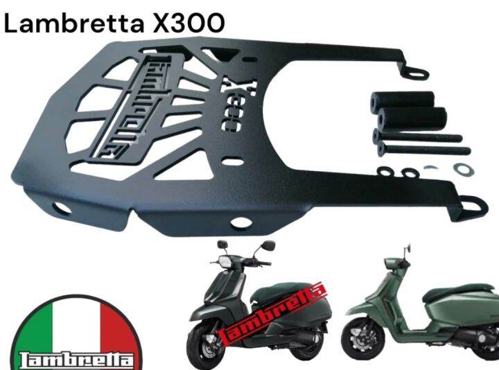 rack-ท้าย-lambretta-x300-งานเหล็กหนาทำสี-powder-coat