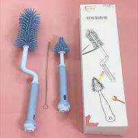 แปรงล้างขวดนม ซิลิโคน Silicone Bottle Cleaner Brush Set