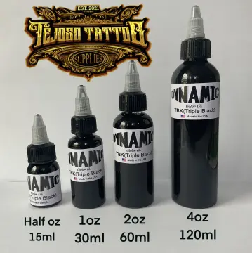 Quality Dynamic Triple Black Pigment Tattoo Ink 30ml Tattoo Ink