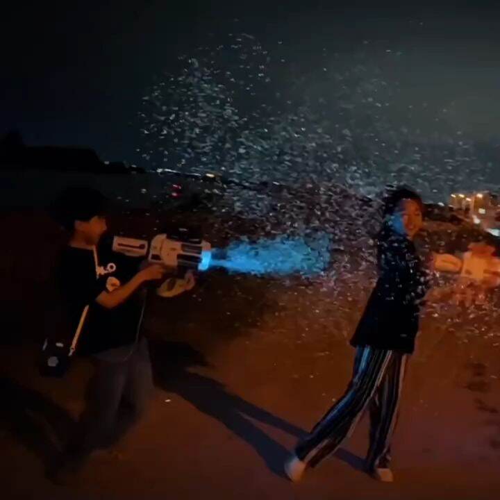 Bubbles Gun ของเล่นเด็ก ROCKET SOAP Bubble Machine Guns เครื่องเป่าลม