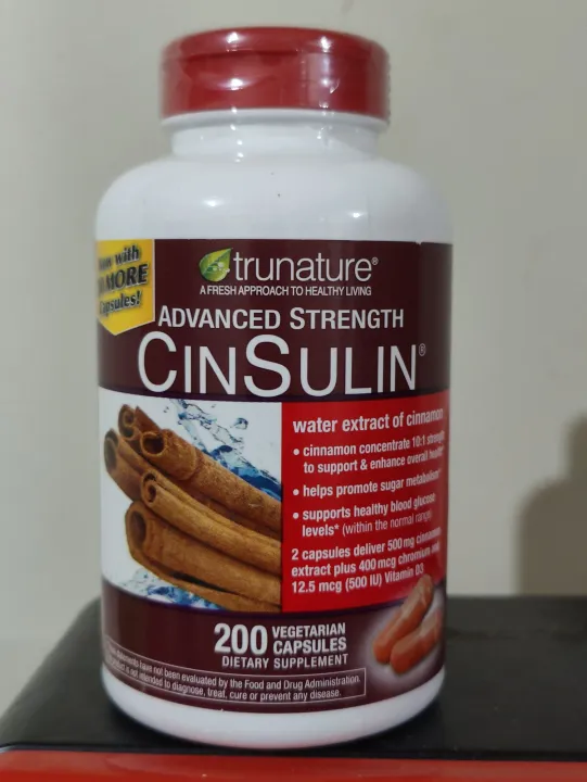 TruNature Cinsulin blood glucose sugar level diabetic diabetes