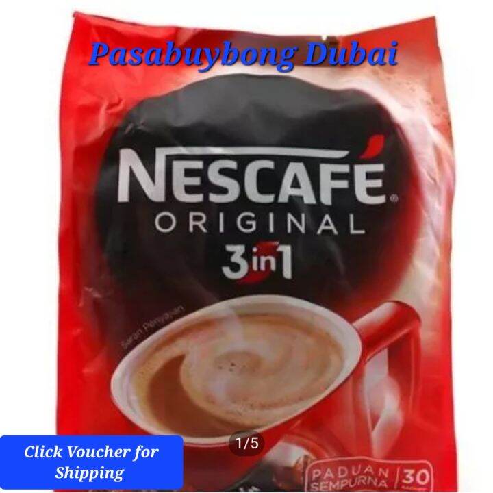 Nescafe 30 Sticks Original Coffee 3 in 1 Dubai UAE Lazada PH