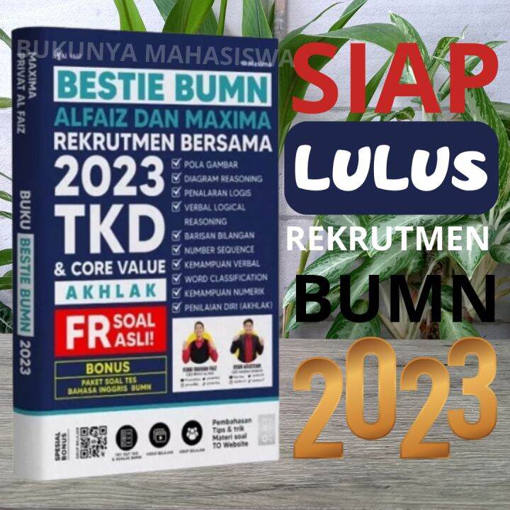 BUKU BESTIE BUMN 2023 MAXIMA Al Faiz Modul Resmi Taktis CPNS 2023 FR ...