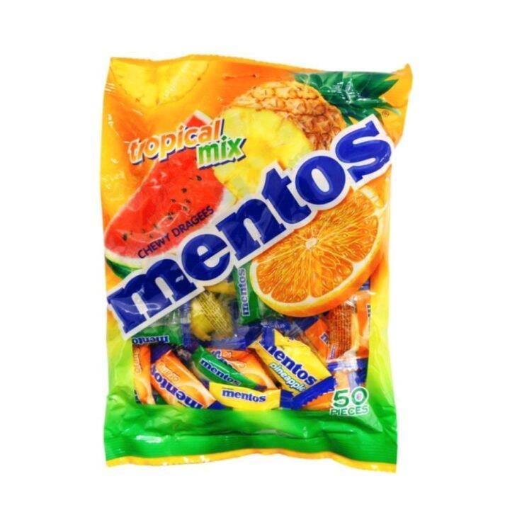 Mentos Tropical Fruit Candy (pack of 50) | Lazada PH