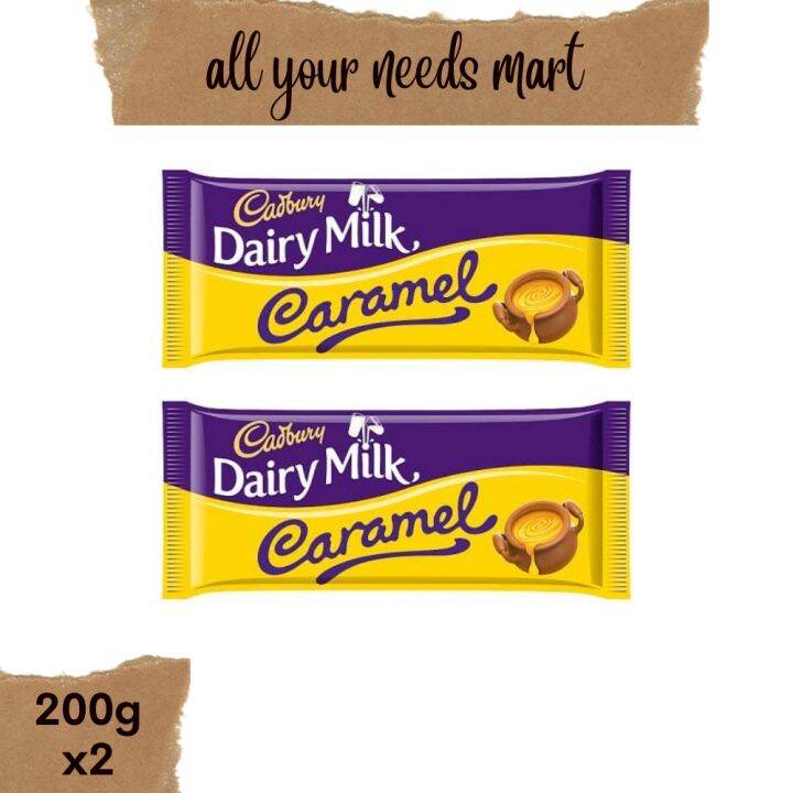 Cadbury Dairy Milk Caramel 180g x2 Lazada PH