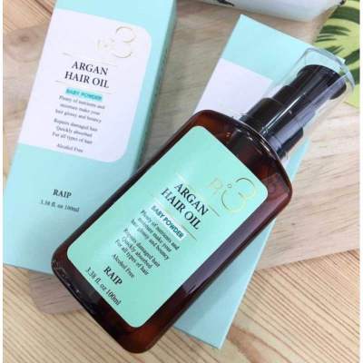 Raip R3 Argan Hair Oil 100 ml. สูตร Baby Powder