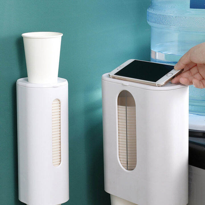 Dispenser Paper Cup Plastik Dispenser Gelas Plastik Paper Cup Anti Dust ...