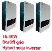 16.5KW Hybrid solar inverter 48V 270A MPPT 450VDC 230/380VAC work with battery.