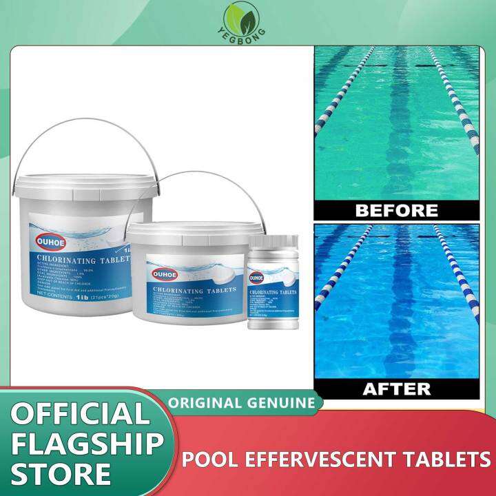 OUHOE Swimming Pool Effervescent Tablets Multifunctional Pool Cleaning