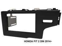 หน้ากากวิทยุ HONDA JAZZ/FIT (RHD)ปี2014-2021 สำหรับเปลี่ยนเครื่องเล่นแบบ 2DIN7"_18cm. (Audio-work made in Taiwan