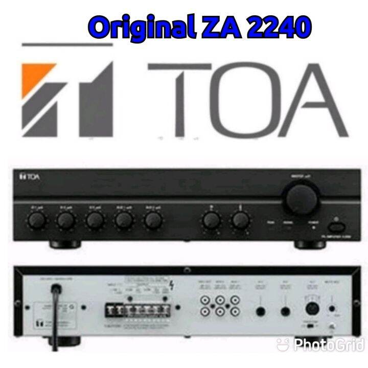 Ampli TOA ZA-2240 | Lazada Indonesia
