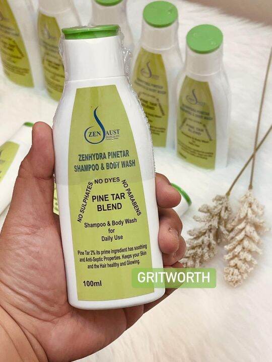 Zenhydra 100 ML Tar Soap Psoriasis Eczema Rashes Dandruff Shampoo and