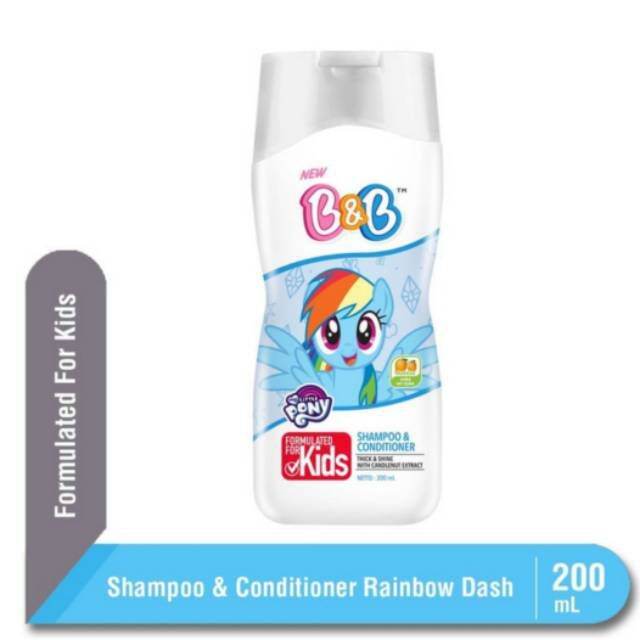 B&B Kids Shampoo & Conditioner Mango 200 Ml | Lazada Indonesia