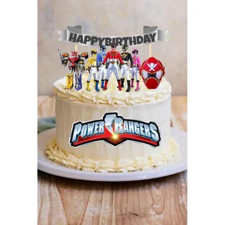 Power Rangers Cake – Grated Nutmeg