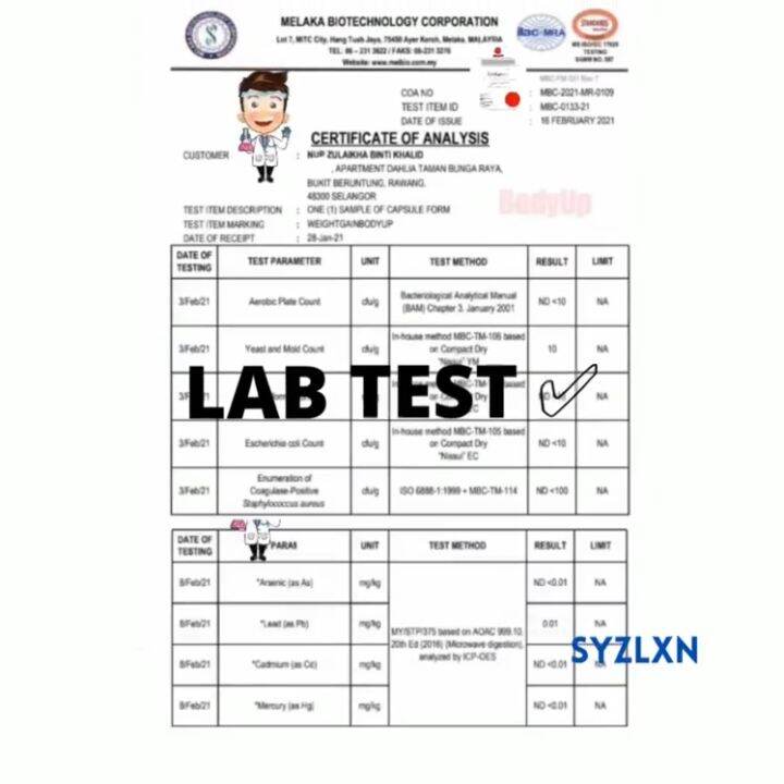 [HOT SALES] Vitamin Weight Gain BODY UP UBAT supplement ubat gemuk