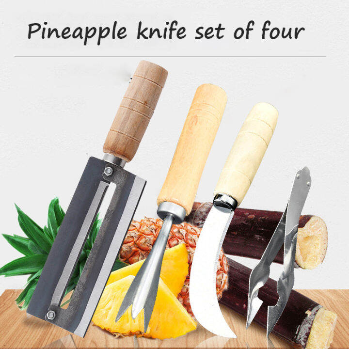 Stainless Steel Pineapple Tools 4 Sets Pineapple Eye Remover Pineapple