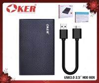 OKER USB3.0 2.5" HDD BOX OKER รุ่น ST-245 (ดำ) แบบสไลด์ออก ใช้งานง่ายมาก สามารถใส HDD. ด้วยตัวเองได้เลย สีดำ