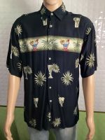 Hawaii Shirt Brand : Pierre cardin #021 ผ้า : 100% Royon Sz : M ขนาด : อก 23/ ยาว 31 ไหล่ 20 ตำหนิ : เสื้อมือสอง ราคา : 350