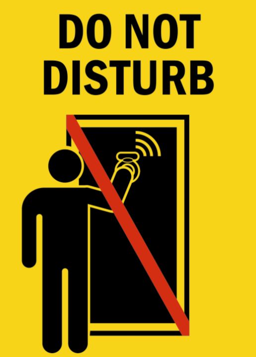 DO NOT DISTURBED SIGNAGE | Lazada PH