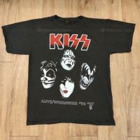 KISS ALIVE WORLDWIDE "96 "97 เสื้อวง เสื้อทัวร์ เสื้อวงคิส เสื้อเฟดเทา