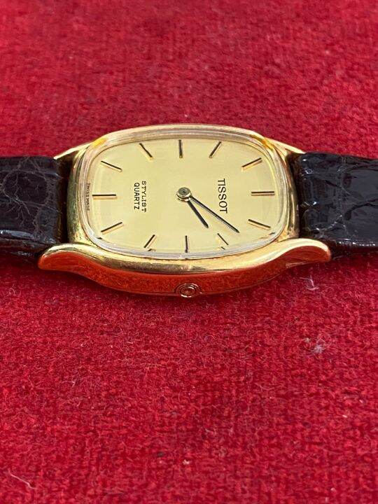 นาฬิกา-tissot-lady-ตัวเรือนทองคำแท้-18k-นาฬิกาวินเทจ-นาฬิกามือสอง-นาฬิกาผู้หญิง