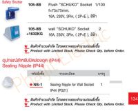 Sealing Nipple IP44 * NS-1 Haco Sealing Nipple For Wall Sockets IP44(PG21)