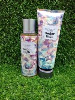 Sugar High Victoria ‘s Secret Body Mist  โลชั่นน้ำหอม สเปร์น้ำหอมVictoria  2ขวดจ้า