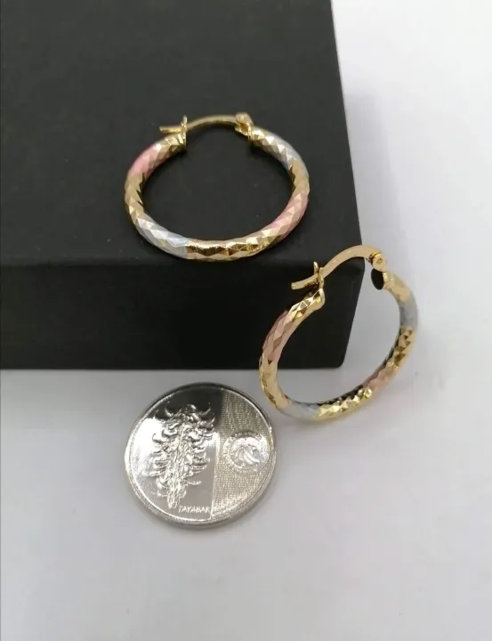 Loop Hoop Earrings For Women New 1 Peso Coin Size Lazada PH loop-hoop-earrings-for-women-new-1-peso-coin-size-lazada-ph