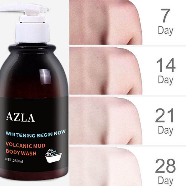 AZLA Volcanic Mud Shower Gel Whitening Body Wash Moisturizing Hydrate