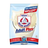 Bear Brand Adult Plus Fortifiied Milk Drink 600g (Exp. Date 21 Jan 2024)