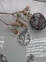 Silver Round Tree Pendant/จี้เงินทรงกลมรูปต้นไม้