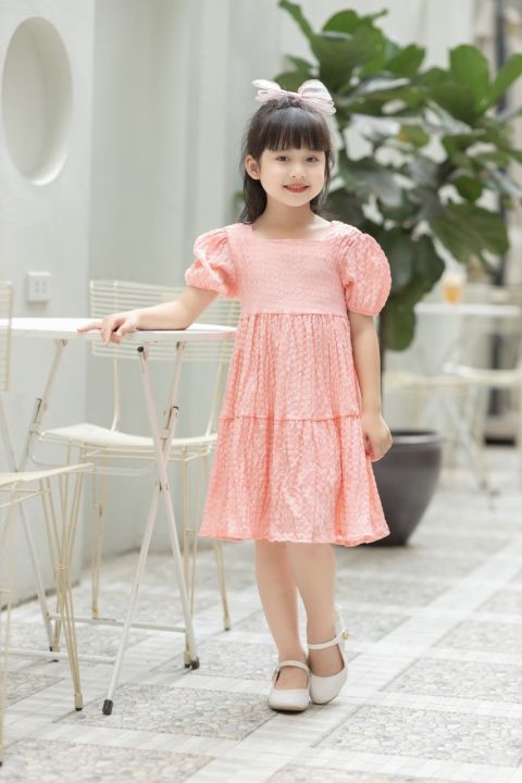 Đầm hồng cho bé gái -V20 - Babystore88 - Váy trẻ em công chúa hàng ...