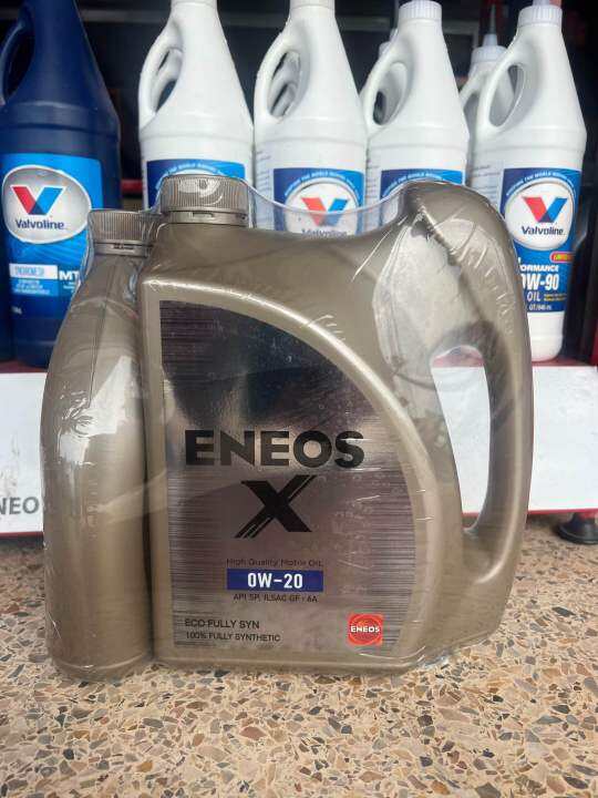 น้ำมันเครื่อง Eneos X 0W-20 SP Eco Fully Syn เกรดสังเคราะห์แท้ 100% ...