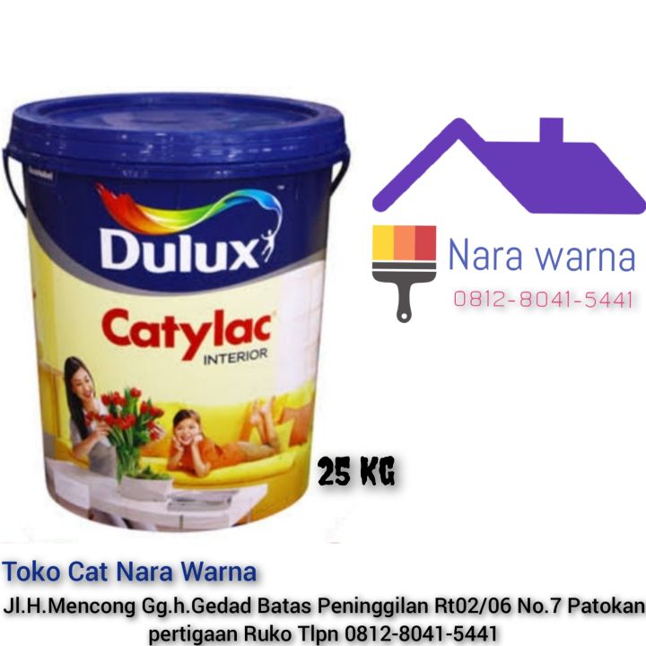 Dulux Catylac White 1501 Tinting Cat Tembok Interior Dulux Catylac 25 Kg Lazada Indonesia 6872