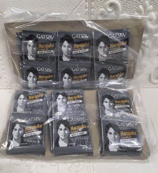 1 pack gatsby styling wax available 36 sachet in 1 pack Lazada PH