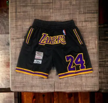 Shop Lakers Short Jersey Black online