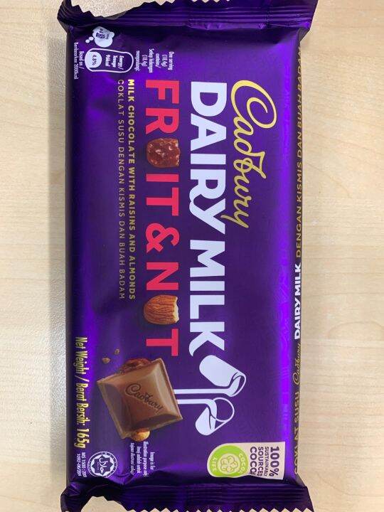 CADBURY DAIRY MILK FRUIT & NUT 160G Lazada