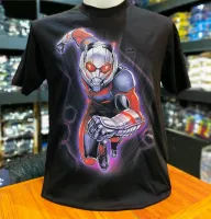 เสื้อMarvel ลิขสิทธิ์แท้ ลาย แอนท์-แมน สีดำ (MVX-229)