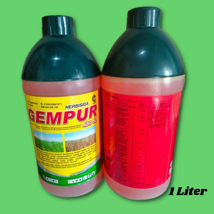 Herbisida Sistemik Gempur 480 Sl 1liter Herbisida Racun Pembasmi Rumput