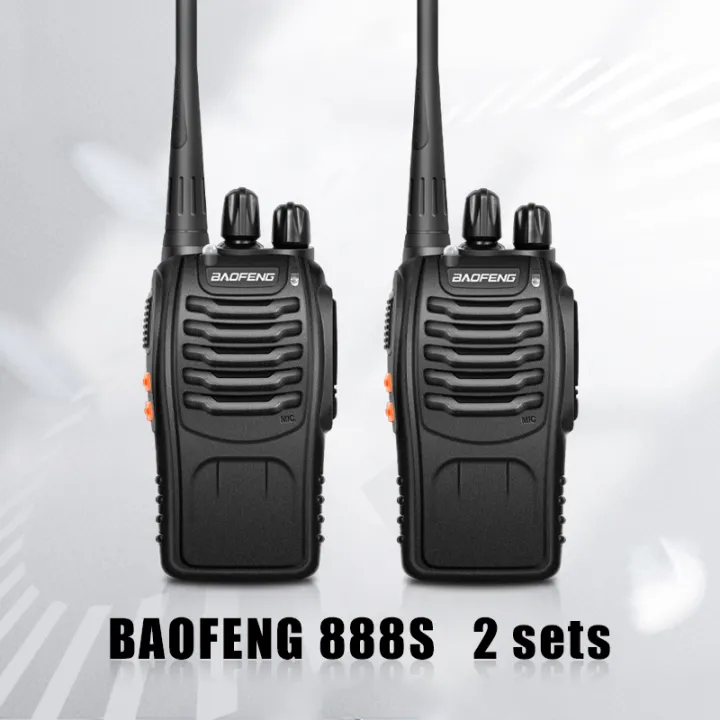 Baofeng BF 888S set of 2 Walkie Talkie Portable Two Way Radio UHF  Transceive，handset radio walkie talkie，portable radio antena，transistor  radio，mobile home gadgets,baofeng charger | Lazada PH